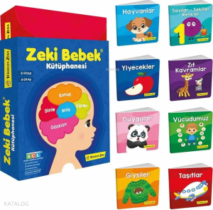 Zeki Bebek Kütüphanesi (8 Kitap) (6-24 Ay)