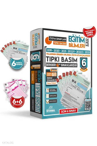 024 KPSS Eğitim Bilimleri ÖSYM Tıpkı Basım Çıkmış Soru Türkiye Geneli 