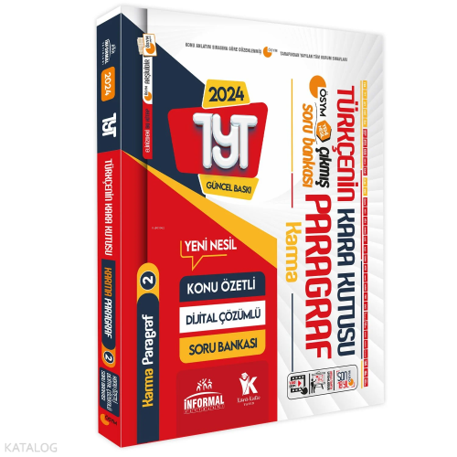 024 YKS-TYT Türkçenin Kara Kutusu KARMA PARAGRAF 2 Konu Özetli Dijital