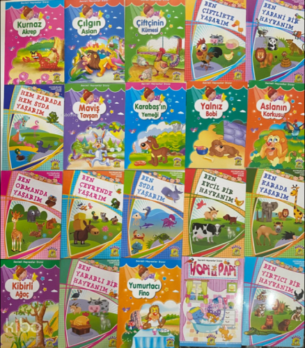 1-2. Sınıflar için Hayvanları Tanıyalım 20 Kitap Set | Kolektif | Tand