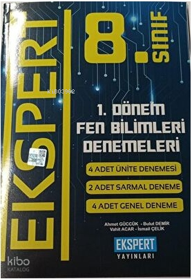 1. Dönem Fen Bilimleri Denemeleri 8, Sınıf | Kolektif | Ekspert Yayınl
