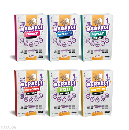 1. Sınıf 2. Dönem Set;(Hayat Bilgisi, Türkçe, Matematik, Hızlı Okuma, Okuyorum Anlıyorum, Ödev Foyu)