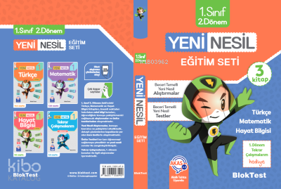 1.Sınıf 2. Dönem Yeni Nesil Eğitim Seti | Kolektif | Bloktest Yayınlar