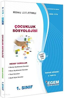 1. Sınıf 2. Yarıyıl Konu Anlatımlı Çocukluk Sosyolojisi | Kolektif | E