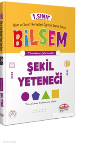 1. Sınıf Bilsem Hazırlık Şekil Yeteneği Tamamı Çözümlü