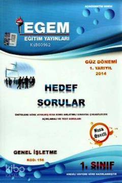 1. Sınıf Genel İşletme Hedef Sorular (Kod 156) Güz Dönemi