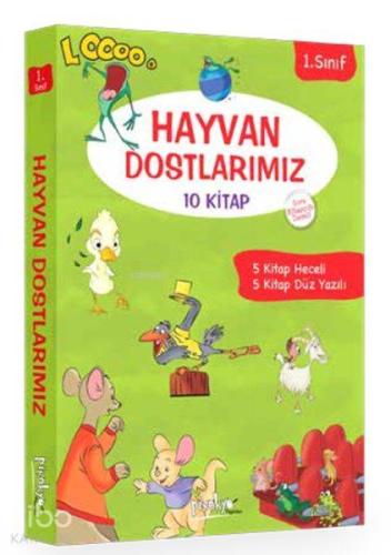 1. Sınıf Hayvan Dostlarımız Serisi (10 Kitap Takım) | Kolektif | Pinok