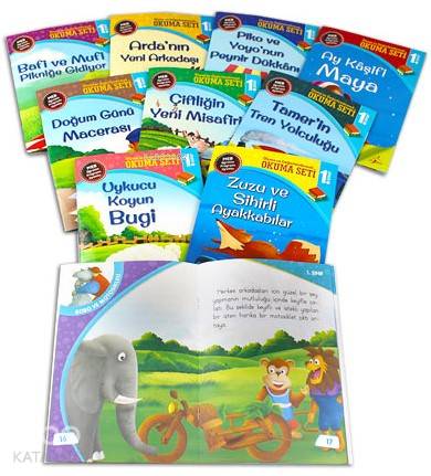 1. Sınıf Ölçme ve Değerlendirmeli Okuma Seti - 10 Kitap