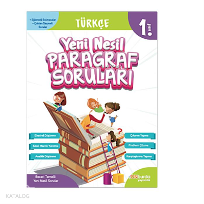 1.Sınıf Türkçe Yeni Nesil Paragraf Soruları | Kolektif | Onburda Yayın
