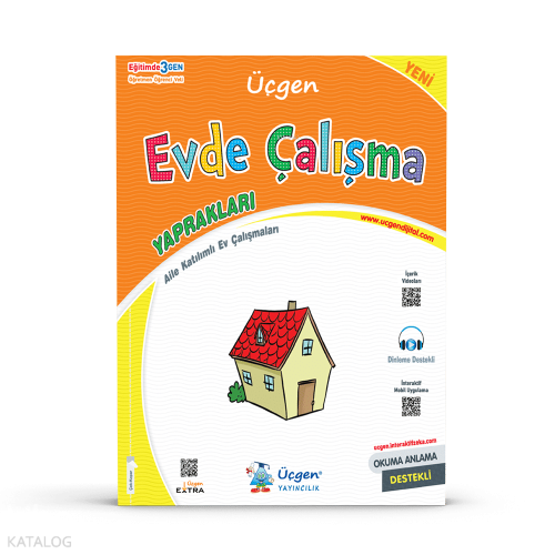 1. Sınıf Üçgen Okuma Yazma Seti - Evde Çalışma Yaprakları - 2024 | Kol