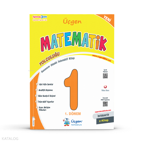 1. Sınıf Üçgen Okuma Yazma Seti - Matematik Yolculuğu - 1. Dönem - 202