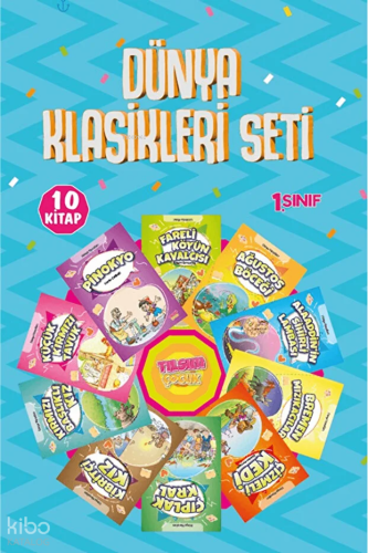 1. Sınıflar için Dünya Klasikleri Seti (10 Kitap) | Kolektif | Tılsım 