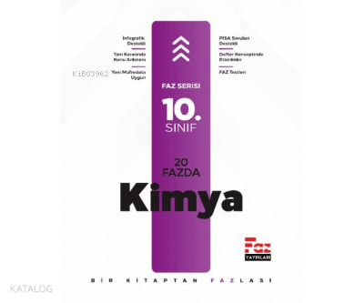 10. Sınıf 20 Fazda Kimya