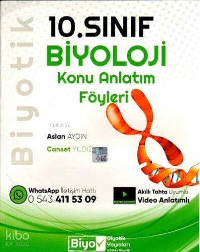 10.Sınıf Biyotik K.A. Biyoloji - 2022 | Kolektif | Biyotik Yayınları (
