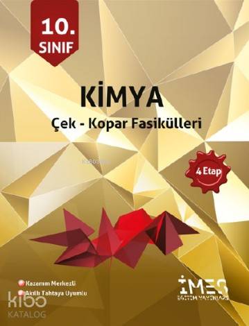10. Sınıf Kimya 4 Etap Soru Bankası - Çek kopar Fasikülleri