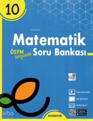 10.Sınıf Matematik Soru Bankası | Kolektif | Endemik Yayınları (Hazırl