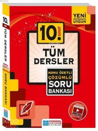 10. Sınıf Tüm Dersler Konu Özetli Çözümlü Soru Bankası Evrensel İletiş