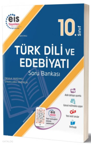 10. Sınıf Türk Dili ve Edebiyatı Soru Bankası Eis Yayınları
