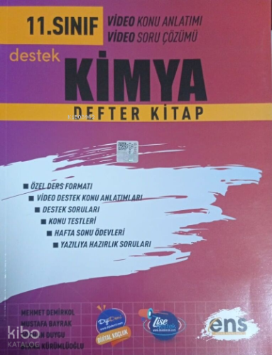 ENS 11. Sınıf Kimya Destek Defterim