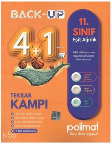 Polimat 11. Sınıf Eşit Ağırlık Back-Up 4+1 Kamp Kitabı