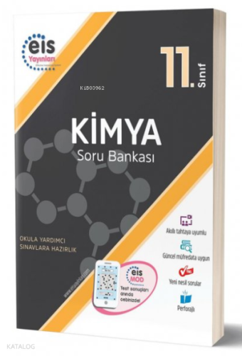 11. Sınıf Kimya Soru Bankası Eis Yayınları | Kolektif | Bry - Birey Eğ