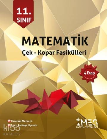 11. Sınıf Matematik 4 Etap Soru Bankası - Çek kopar Fasikülleri