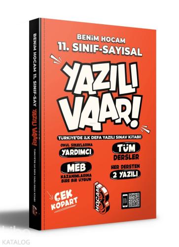 11.Sınıf Sayısal Yazılı Var Benim Hocam Yayınları