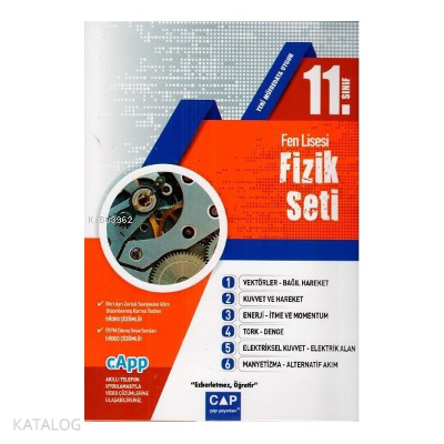 11.Sınıf Set Fen Lisesi Fizik - 2022 | Kolektif | Çap Yayınları