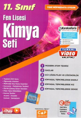 11.Sınıf Set Fen Lisesi Kimya - 2023 | Kolektif | Çap Yayınları