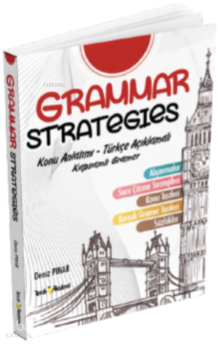 12 Derste Türkçe Açıklamalı İngilizce Grammar Strategies ;Konu Anlatımı Kapsamlı Gramer