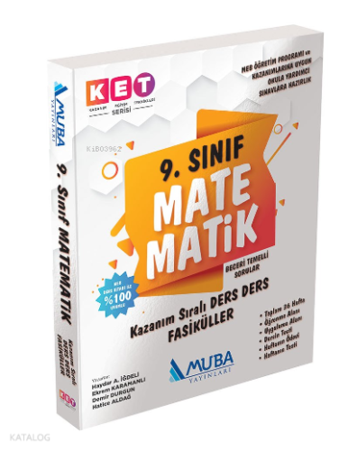 1407 KET Serisi 9.Sınıf Matematik Defter ve Kitap