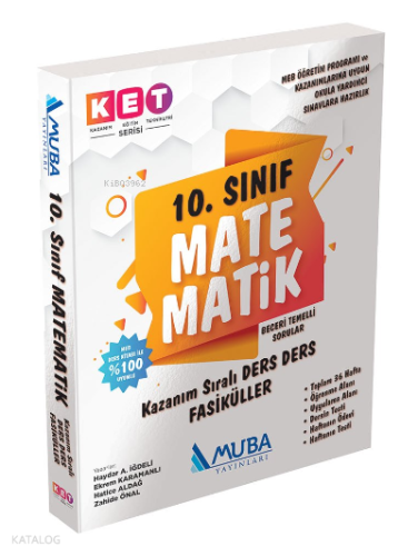 1408 KET Serisi 10.Sınıf Matematik Defter ve Kitap