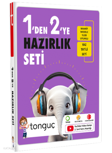 1'den 2'ye Hazırlık Seti | Kolektif | Tonguç Akademi