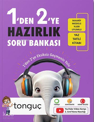 1'den 2'ye Hazırlık Soru Bankası | Kolektif | Tonguç Akademi