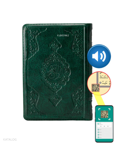 2 Renkli Yeşil Hafız Boy Kur'A...
