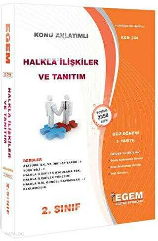 2. Sınıf 3. Yarıyıl Halkla İlişkiler ve Tanıtım Konu Anlatımlı Soru Ba