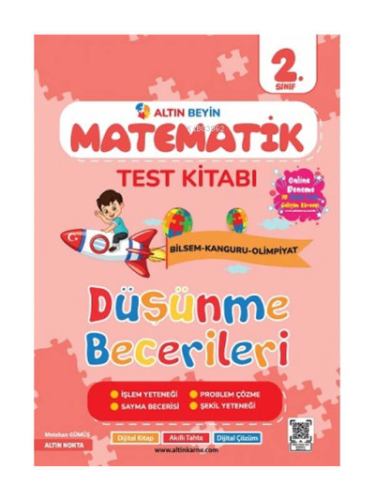 2. Sınıf Altın Beyin Matematik Test Kitabı | Kolektif | Altın Nokta Ya