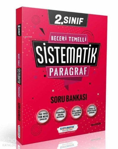 2. Sınıf Beceri Temelli Sistematik Paragraf Soru Bankası