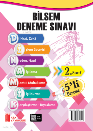 2. Sınıf Bilsem 5'Li Deneme Sınavı | Kolektif | Ata Yayıncılık