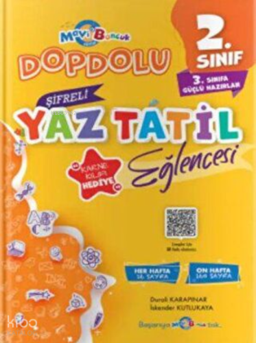 2.Sınıf Mavi Boncuk Şifreli Yaz Tatil Eğlencesi | Kolektif | Mavi Bonc