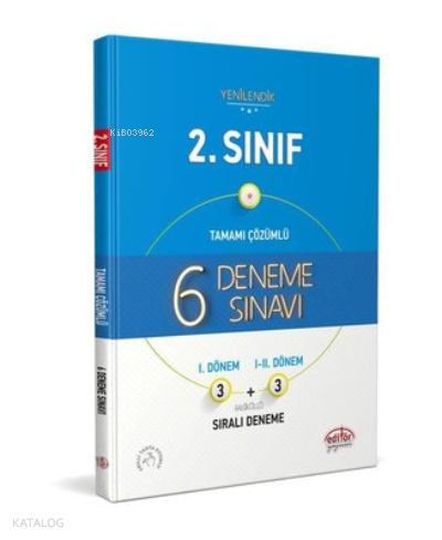 2.Sınıf Tamamı Çözümlü 6 Deneme Sınavı