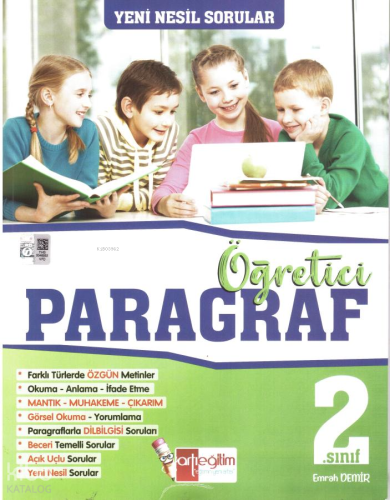 2. Sınıf Yeni Nesil Sorularla Öğreten Paragraf Kitabı | Kolektif | Art