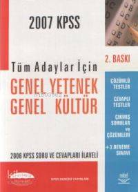 2007 Kpss Tüm Adaylar İçin; Genel Yetenek, Genel Kültür | Heyet | Nobe