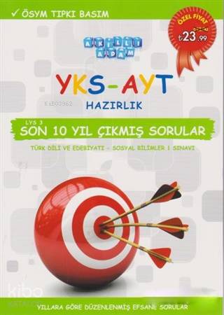 2018 YKS AYT Türk Dili ve Edebiyatı Sosyal Bilimler 1 Son 10 Yıl Çıkmış Sorular