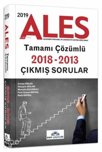 2019 ALES Tamamı Çözümlü Çıkmış Sorular İrem Yayıncılık | Kolektif | İ