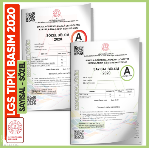 2020 7.Sınıf İOKBS BURSLULUK Çıkmış Soru Tıpkı Basım Türkiye Geneli Dijital Çözümlü Soru Kitapçığı