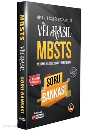 2020 Velhasıl MBSTS Tamamı Çözümlü Soru Bankası