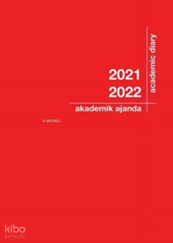 2021-2022 Akademik Ajanda 21x29cm-Kırmızı | Kolektif | Akademi Çocuk (