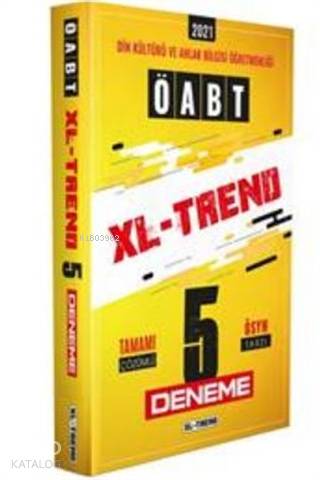 2021 Din Kültürü ve Ahlak Bilgisi Öğretmenliği ÖABT 5 Deneme Tamamı Çözümlü XL - Trend