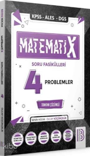 2021 KPSS ALES DGS MatematiX Soru Fasikülleri 4 Problemler | Olcay Küç